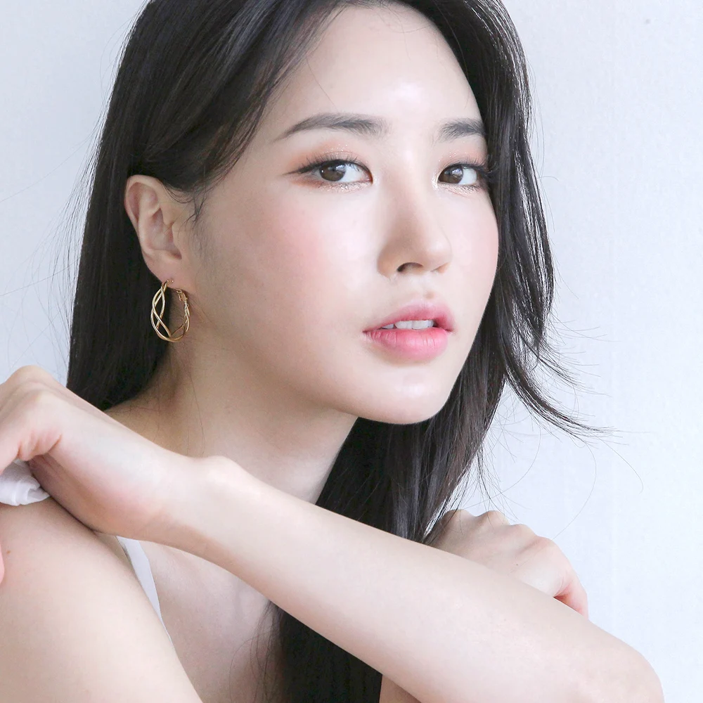 신세계인터넷면세점-헤스티아-earring-Twist Layer Hoop Earring