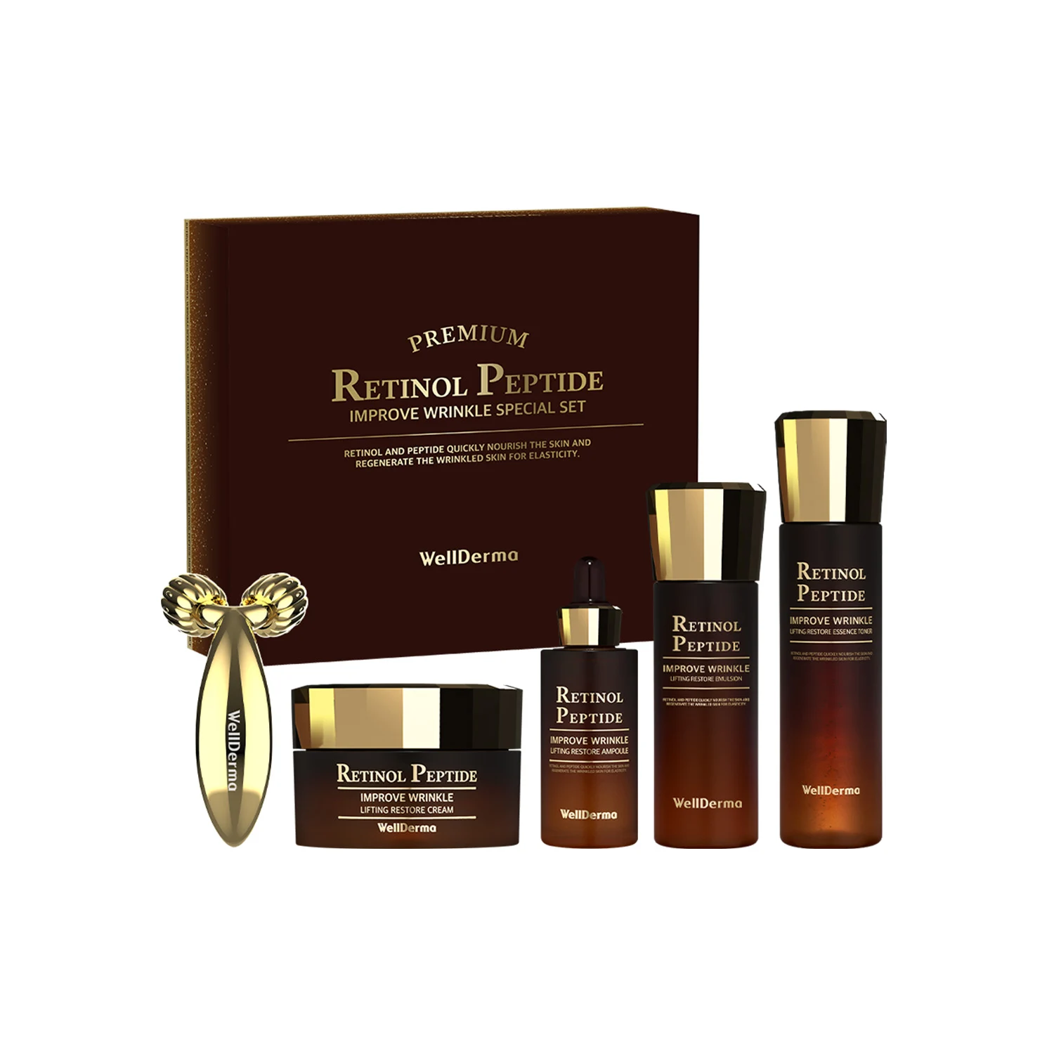 신세계인터넷면세점-웰더마-FacialCare-프리미엄 레티놀 펩타이드 리프팅  리스토어 스페셜 세트