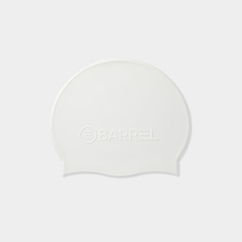 韩际新世界网上免税店-BARREL-SWIMWEAR-Basic Embossing Silicon Swim Cap 泳帽 White (B4SUASC005WHT)