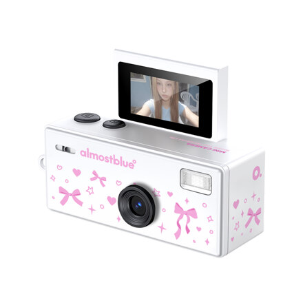 SNOW FLIP DIGITAL CAMERA 蝴蝶结粉白（不含SD卡）
