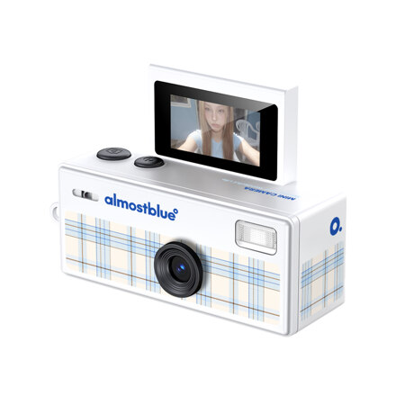 SNOW FLIP DIGITAL CAMERA 格纹象牙白(不含SD卡)