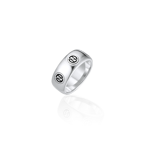 LA FIDELITE RING SILVER WHITE 戒指