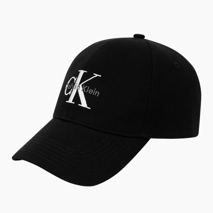 男女同款 CKJ Monogram Embroidery Ball Cap_BLACK_OS