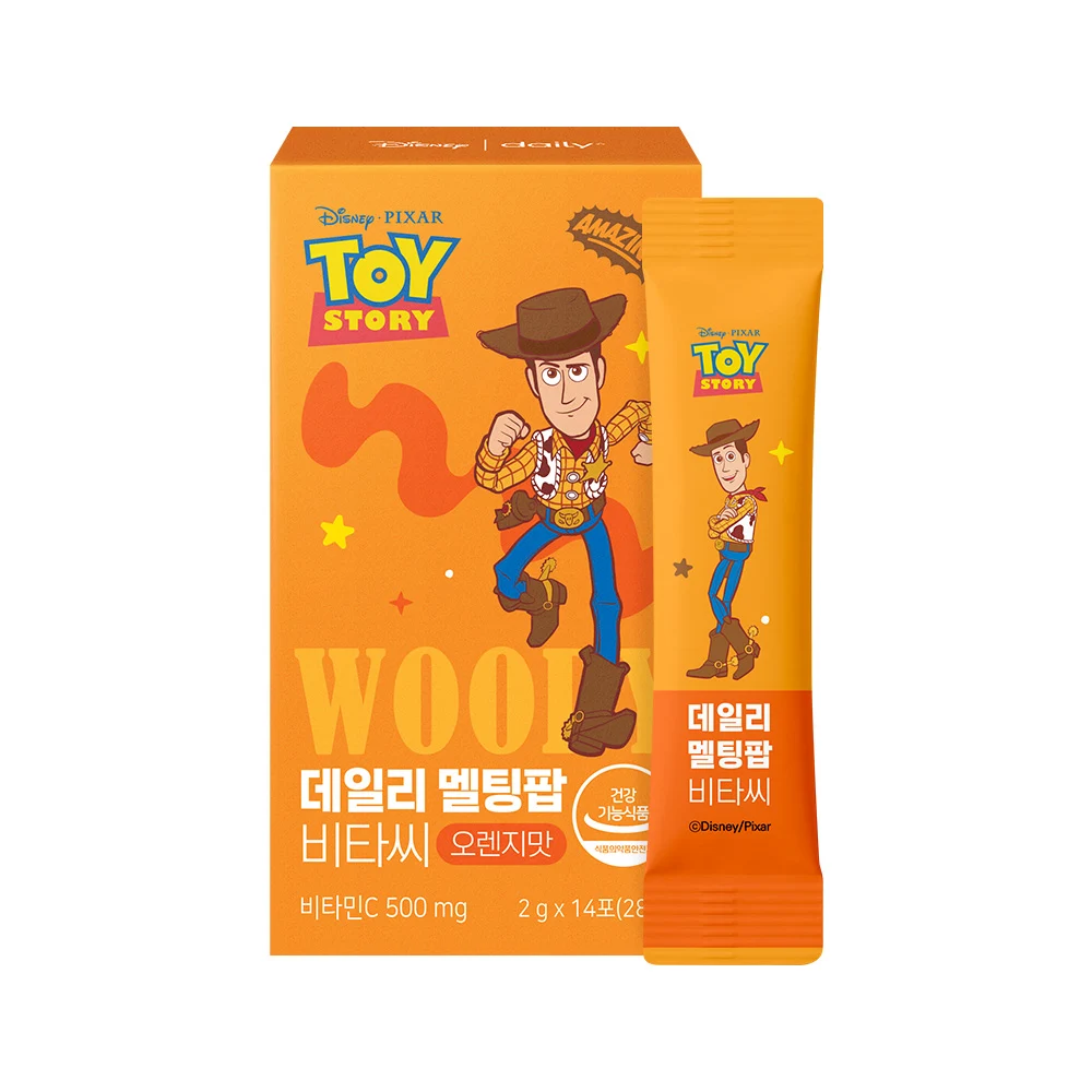 신세계인터넷면세점-네추럴라이즈-토이스토리 데일리 멜팅팝 비타씨 (14포, 2주분)