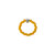 신세계인터넷면세점-챠미-ring-[조유리 착용] silver beads toe ring (yellow)