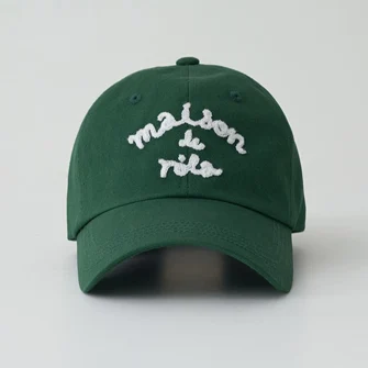 MAISON DE ROLA BALL CAP DEEP GREEN FREE