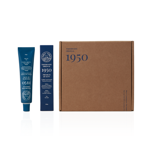 韩际新世界网上免税店-1950JEJU-dental-1950 Jeju Mineral Salt Blue Toothpaste 100g 5 Set