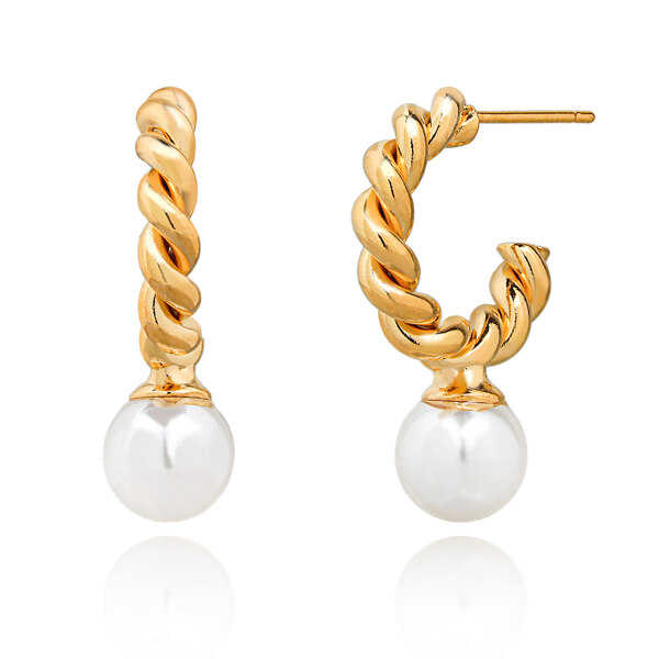 신세계인터넷면세점-저스트러버-earring-[르세라핌 카즈하 착용] 포쉬 펄 드롭 이어링