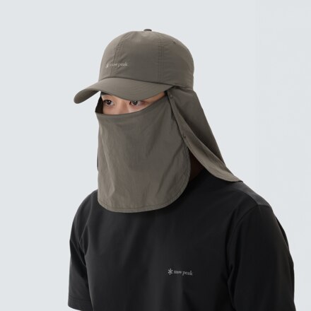 Lightweight Taslan Sunshade Cap Khaki