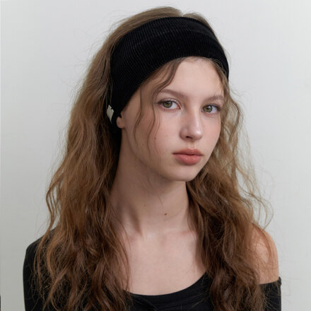 natural back point band - black