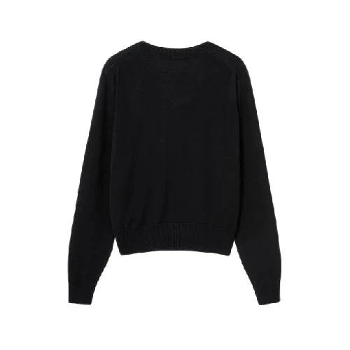 韩际新世界网上免税店-AMI-服饰-(UNISEX) RED ADC SWEATER BFFKS111.KN0025 (BLACK)