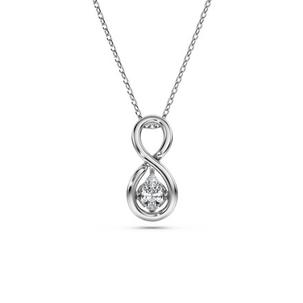 Eternity 펜던트, 랩 그로운 다이아몬드 0.33ct