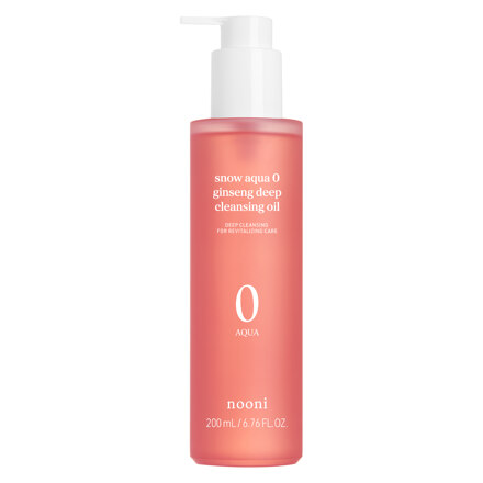 스노우 아쿠아 제로 진생 딥클렌징 오일 200 mL