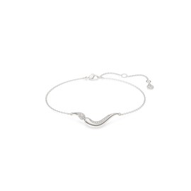 Swarovski Classica 브레이슬릿, 라운드 컷, 화이트, 스털링 실버