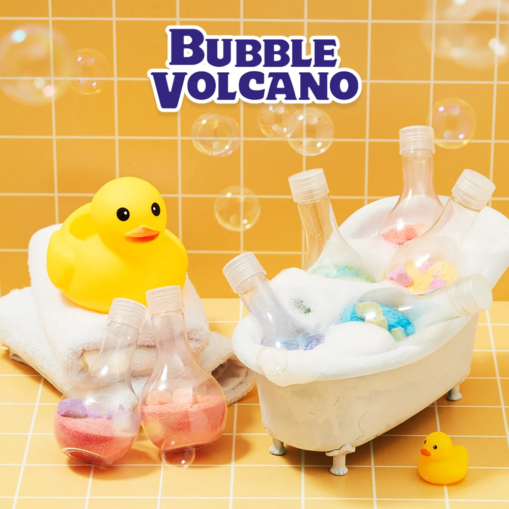 신세계인터넷면세점-스노우버디-Shower-Bath-버블 볼케이노 실험놀이 입욕제, 50g (샤인피치)