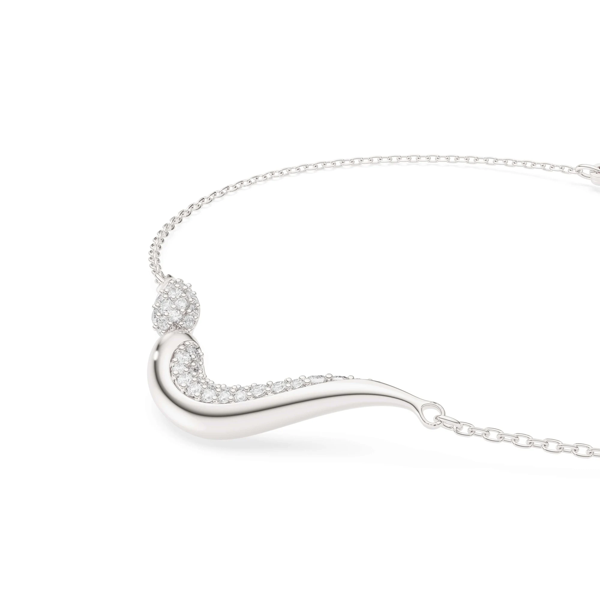 신세계인터넷면세점-스와로브스키-bracelet-Swarovski Classica 브레이슬릿, 라운드 컷, 화이트, 스털링 실버