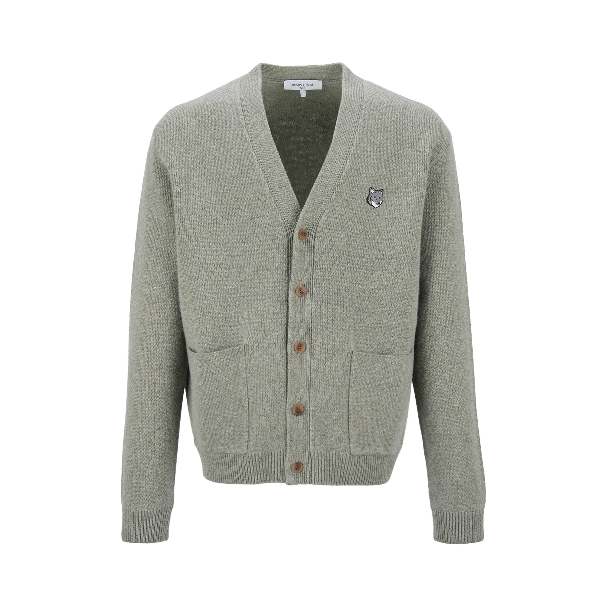 FOX HEAD MILANO LAMBSWOOL CARDIGAN - 메종키츠네 - 패션 | 신세계면세점