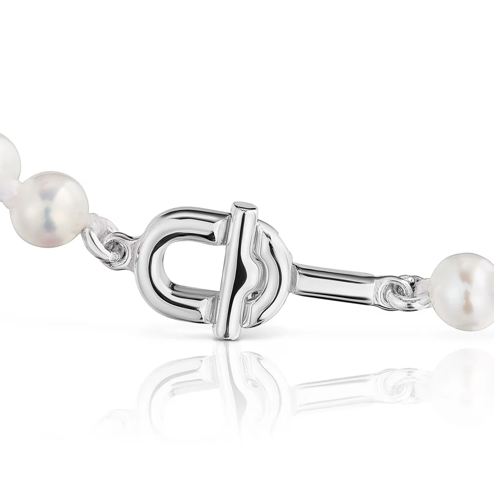 신세계인터넷면세점-토스-bracelet-Silver Bracelet cultured pearls TOUS MANIFESTO