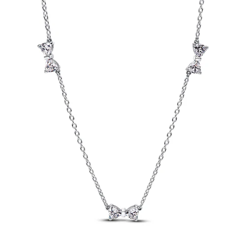 Bow Station Chain Necklace