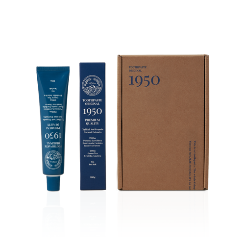 韩际新世界网上免税店-1950JEJU-dental-1950 Jeju Mineral Salt Blue Toothpaste 100g 3 Set