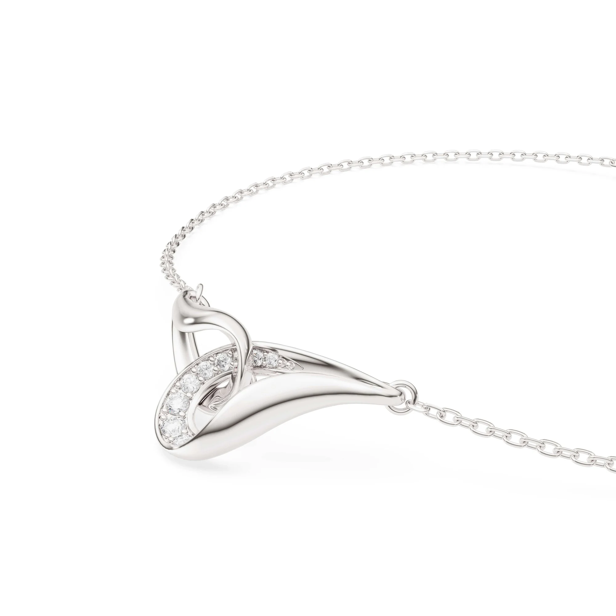 신세계인터넷면세점-스와로브스키-bracelet-Swarovski Classica 브레이슬릿, 라운드 컷, 인터로킹, 화이트, 스털링 실버