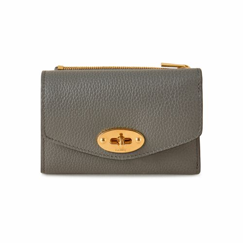 韩际新世界网上免税店-MULBERRY-钱包-Darley Folded Multi-Card Wallet Small Classic Grain