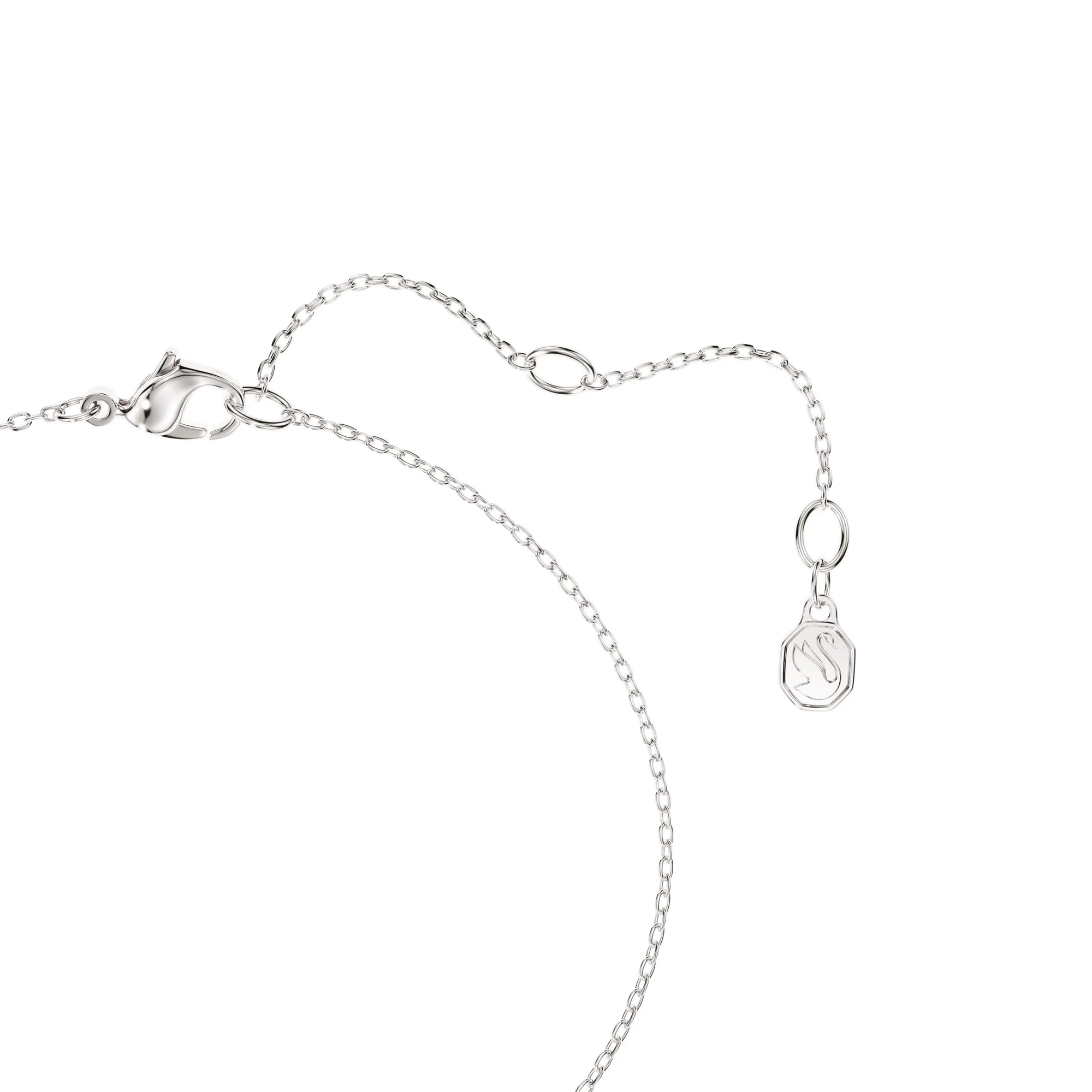 신세계인터넷면세점-스와로브스키-bracelet-Swarovski Classica 브레이슬릿, 라운드 컷, 인터로킹, 화이트, 스털링 실버