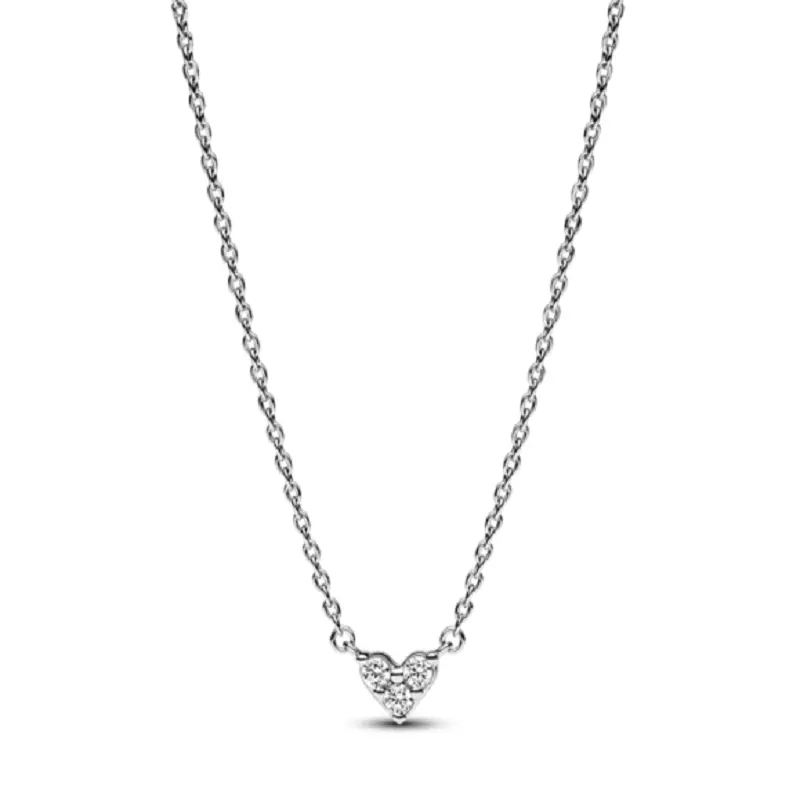 신세계인터넷면세점-판도라-necklace-트리플 스톤 하트 콜리어 네크리스