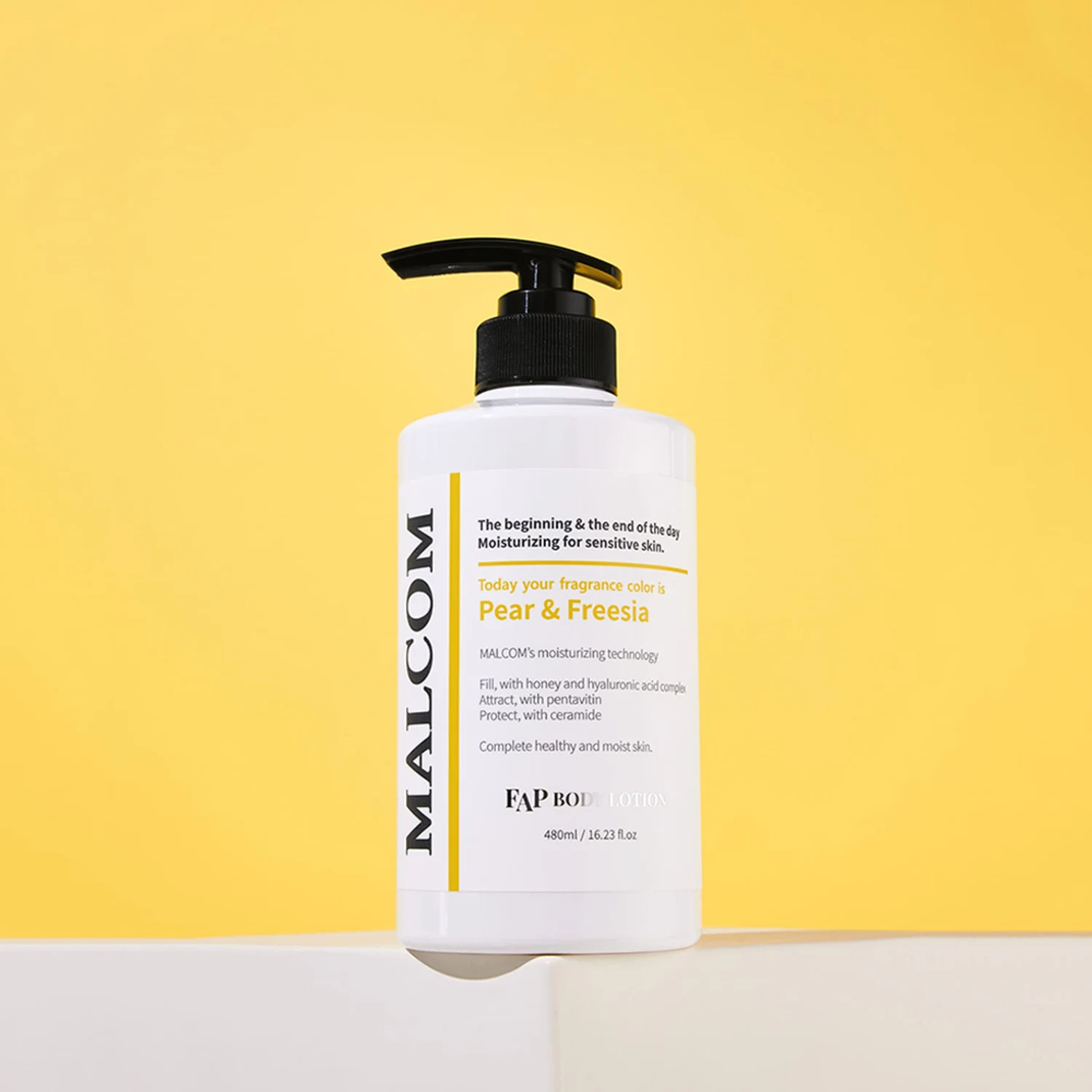 신세계인터넷면세점-말콤-BodyCare-FAP 3중 보습케어 바디로션 페어&프리지아480ml
