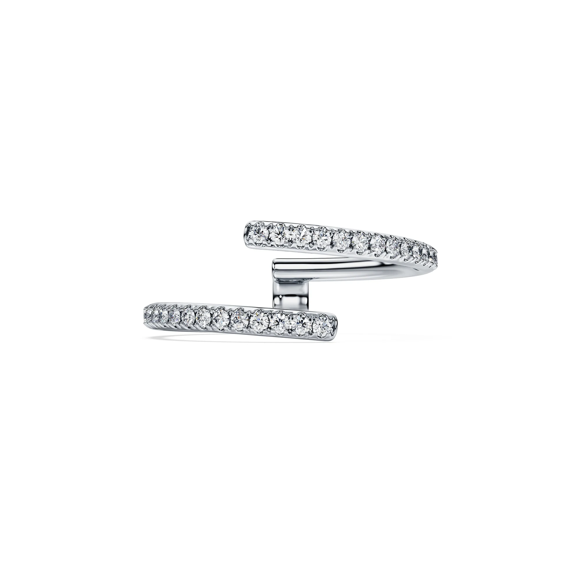 신세계인터넷면세점-스와로브스키-ring-Eternity 오픈 밴드 링, 랩 그로운 다이아몬드 0.2ct, 18K 화이트 골드