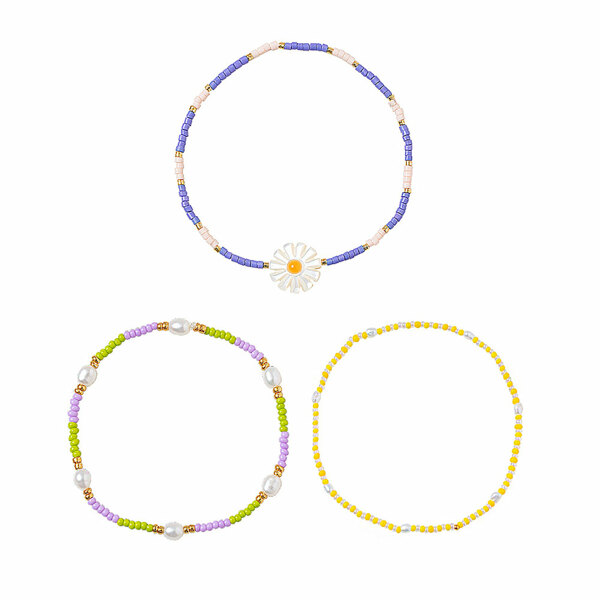 신세계인터넷면세점-프리모떼-bracelet-[오마이걸 아린,전소민,임수향,고원희 착용]LIKE DAISY CHAIN BRACELET SET