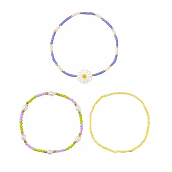 [오마이걸 아린,전소민,임수향,고원희 착용]LIKE DAISY CHAIN BRACELET SET