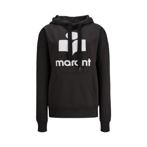 ISABEL MARANT_MANSEL LOGO HOODIE_FADED BLACK ECRU 32