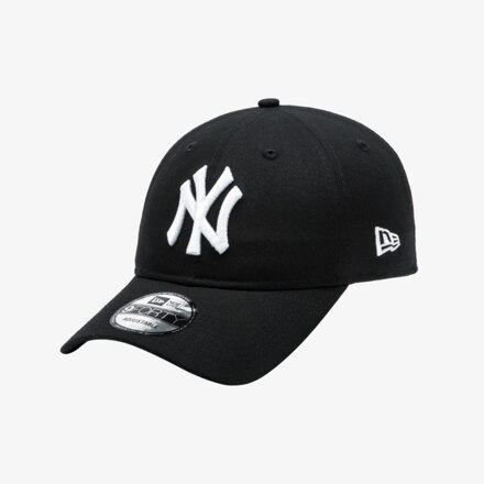940 MLB New York Yankees White on Black Unstructured Ball Cap Black 棒球帽