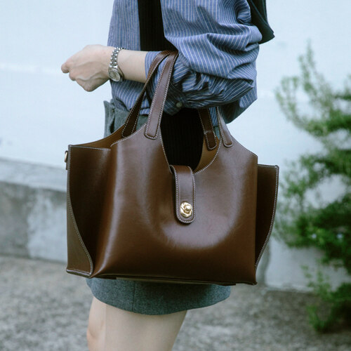 Fleur bag Crack Brown(플뢰르백 크랙 브라운)