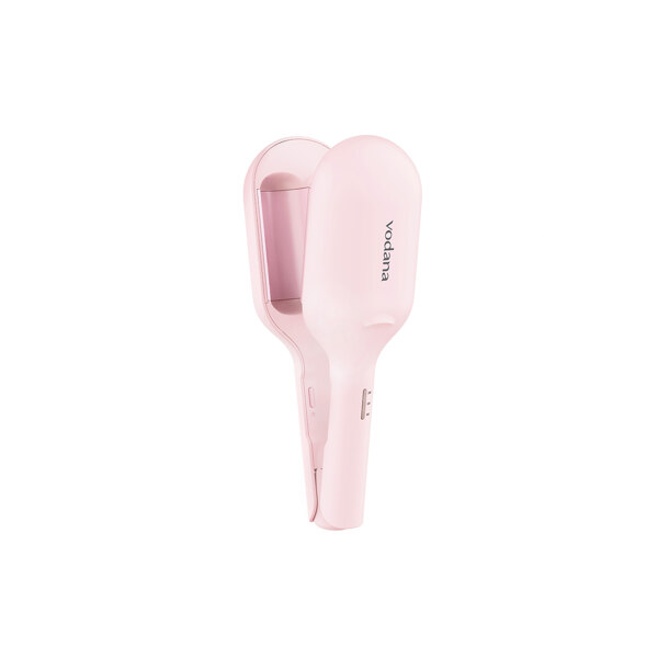 신세계인터넷면세점-보다나-BeautyDevice-글로우 핏 물결고데기 38mm 파우더핑크