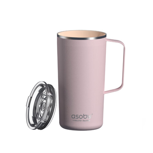 ASOBU TOWER MUG 600ML (PINK)