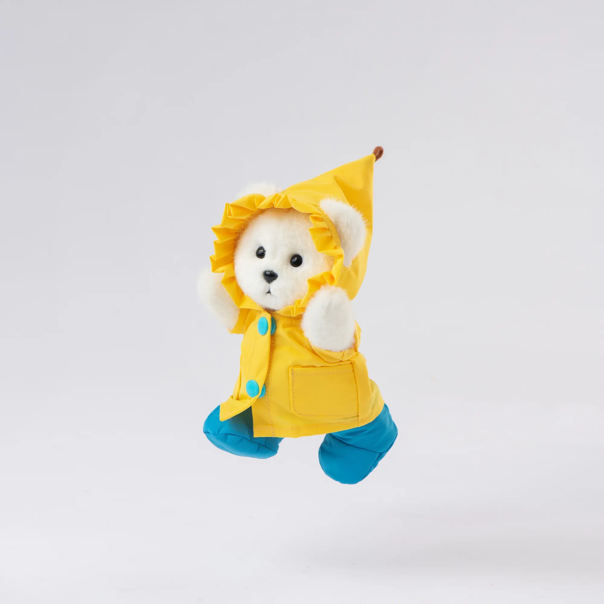 신세계인터넷면세점-테디테일즈-CharacterGoods-노란 우비 키링 화이트_ Yellow Raincoat Keyring White
