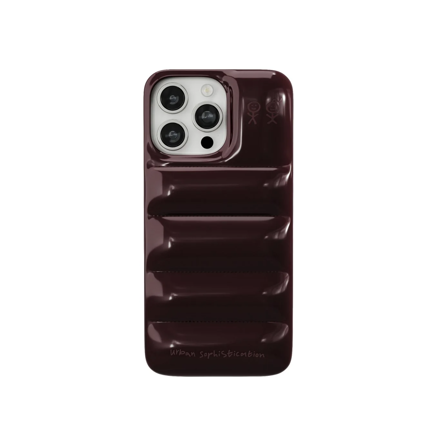 The Puffer Case - Dark Cherry