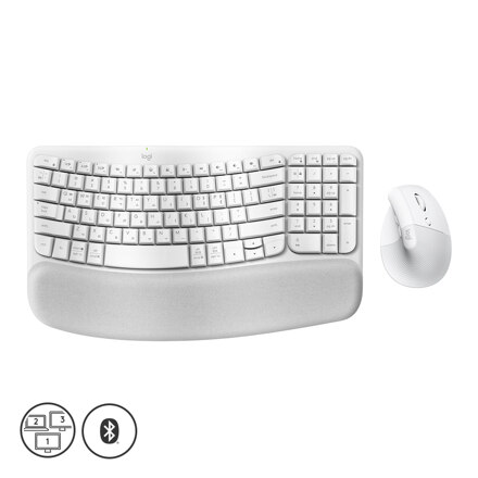 LOGITECH WAVE KEYS COMBO(OFF WHITE)
