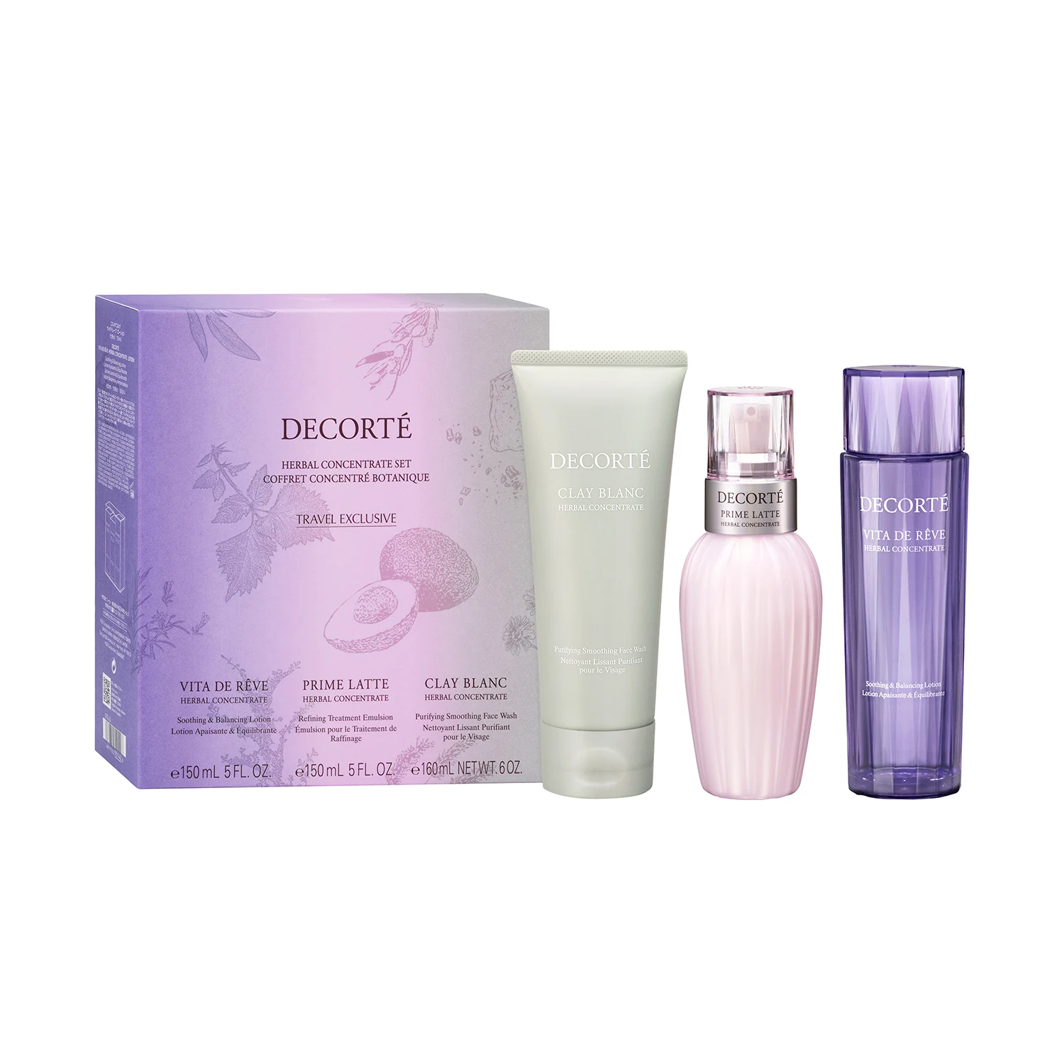 신세계인터넷면세점-데코르테-FacialCare-HERBAL CONCENTRATE SET