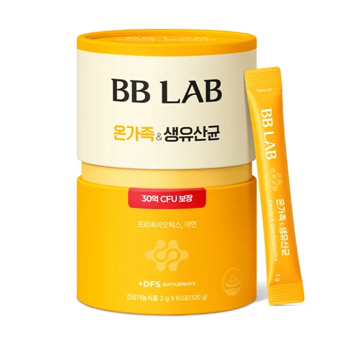 BB LAB 30亿 全家适用&活性益生菌 60条
