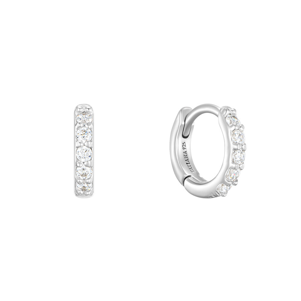 イヤリング TATIANA Silver 925 Crystal Toy Hoop Earrings EC1976 MUSINSA | TATIANA (Silver 925) Crystal Toy Hoop Earrings
