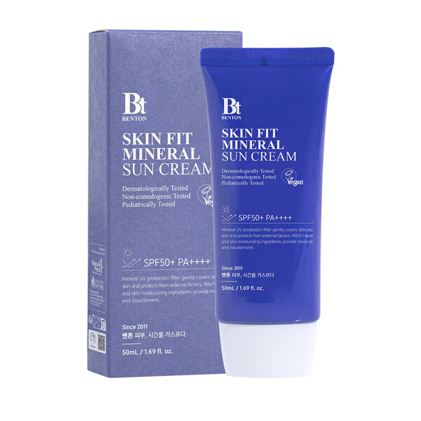 신세계인터넷면세점-벤튼-Suncare-스킨핏 미네랄 선크림 50mL (유아사용 적합테스트 완료)