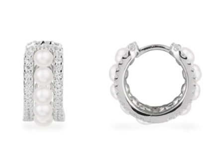 AE12369XPL,SILVER EARRING OX PLW,耳饰