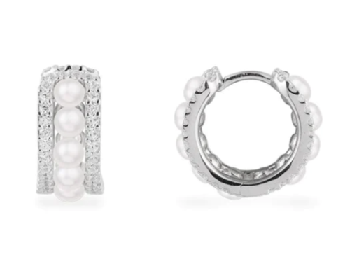 AE12369XPL,SILVER EARRING OX PLW,耳饰
