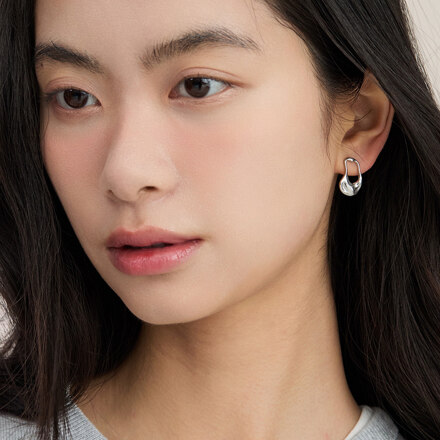 Flow Earrings Silver