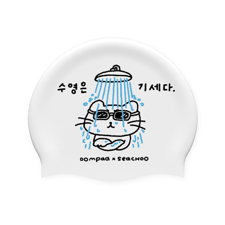 [SEACHOO] SWIMMING IS ALL ABOUT MOMENTUM SWIM CAP 泳帽