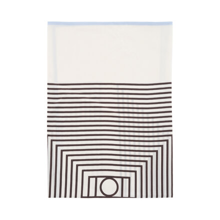 CENTERED MONOGRAM SCARF