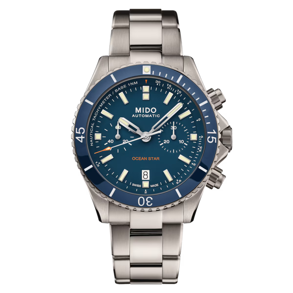 신세계인터넷면세점-미도-mens_watch-M0266274404100 / 오션 스타 크로노그래프 / 남성